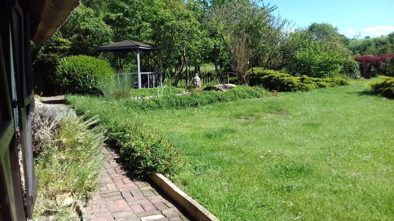 Villa Les 2 Chaumieres Avec Piscine Epinay Exterior foto