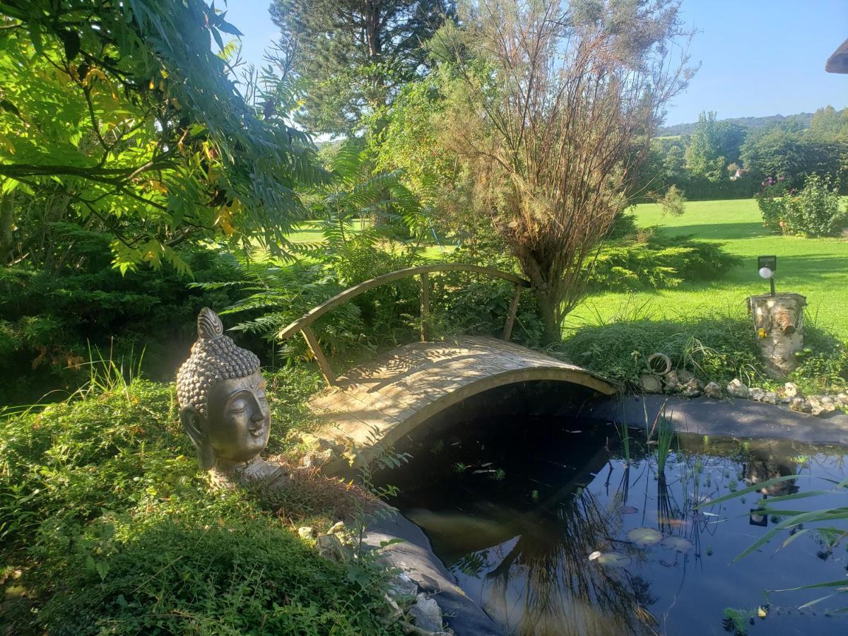 Villa Les 2 Chaumieres Avec Piscine Epinay Exterior foto