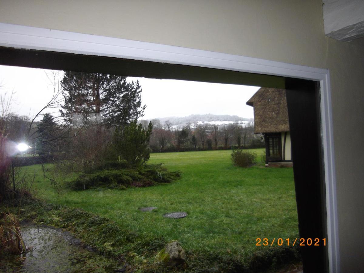 Villa Les 2 Chaumieres Avec Piscine Epinay Exterior foto