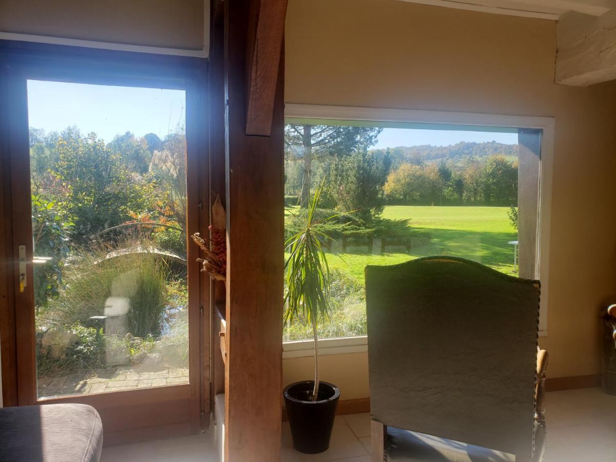 Villa Les 2 Chaumieres Avec Piscine Epinay Exterior foto