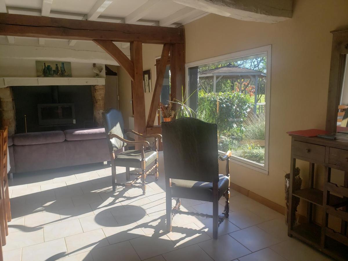 Villa Les 2 Chaumieres Avec Piscine Epinay Exterior foto