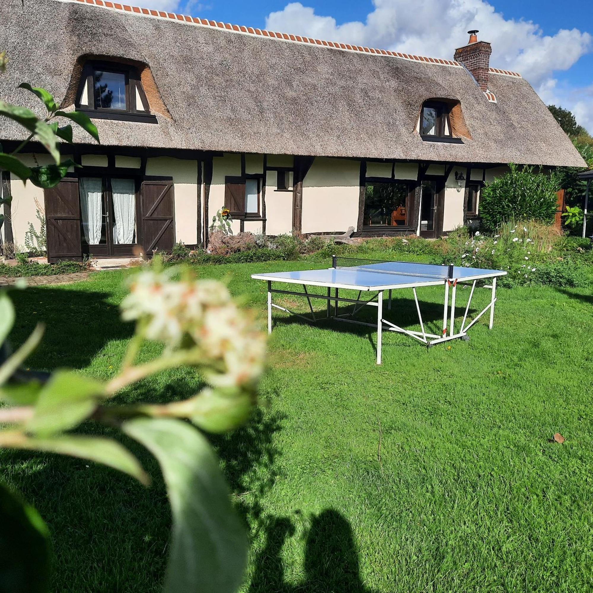 Villa Les 2 Chaumieres Avec Piscine Epinay Exterior foto